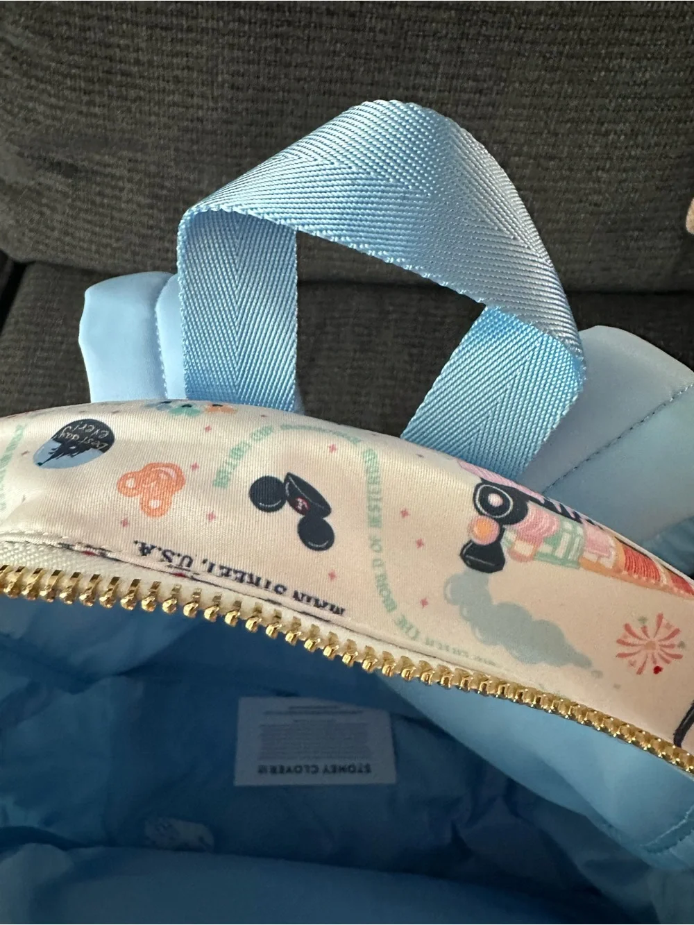 Stoney Clover - Disneyland Main Street Pattern Backpack NEW  display picture 1